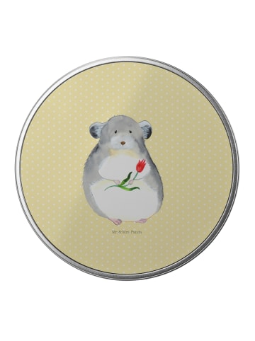 Mr. & Mrs. Panda Ostergeschenk Chinchilla Blume ohne Spruch in Gelb Pastell
