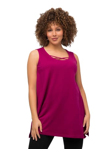 Ulla Popken Strick-Top in magnolienrot