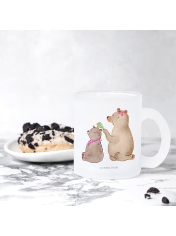 Mr. & Mrs. Panda Teetasse Bär Kind ohne Spruch in Transparent