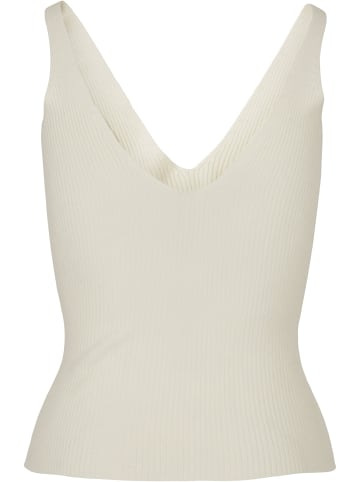 Urban Classics Urban Classics Damen Ladies Rib Knit Top in whitesand
