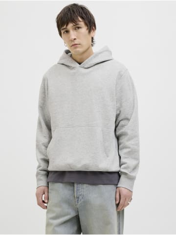 Jack & Jones Kapuzenpullover in Light Grey Melange