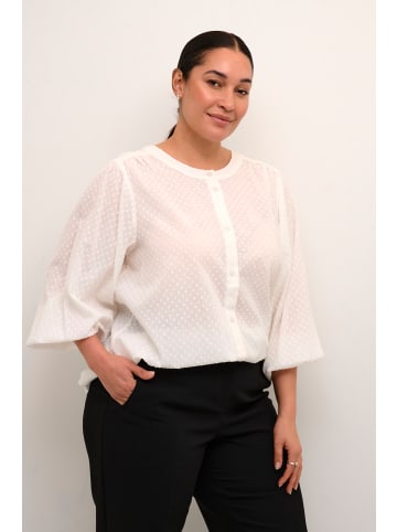 KAFFE curve Langarm - Hemd KCrory Loose fit in Chalk