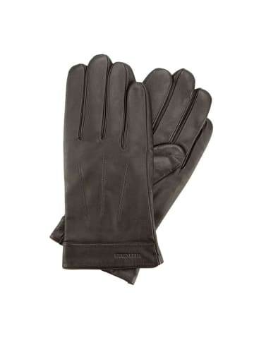 Wittchen Leder Handschuhe in Dunkelbraun in Dark brown