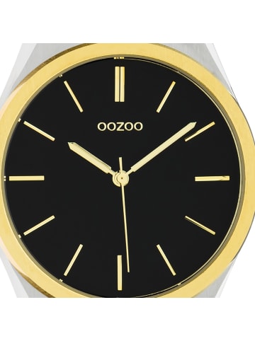 Oozoo Armbanduhr Oozoo Timepieces silber, gold groß (ca. 40mm)