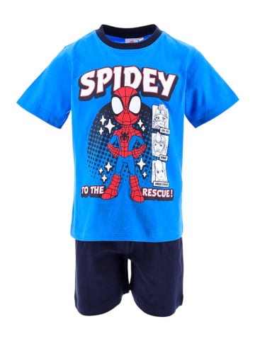 Spiderman Schlafanzug kurz Spidey in Blau