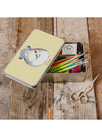 Mr. & Mrs. Panda Dose Chinchilla Blume ohne Spruch in Gelb Pastell