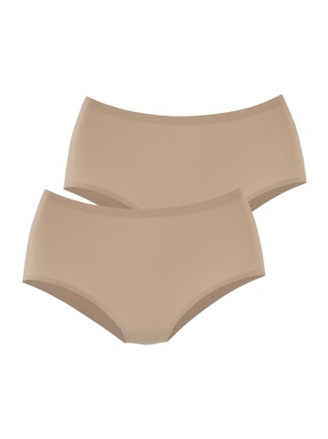 LASCANA Taillenslip in beige 2x