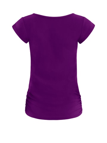 Winshape Functional Light and Soft Kurzarmshirt AET130LS in dark plum
