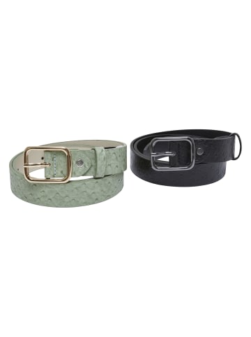 Urban Classics Belt in black/leaf