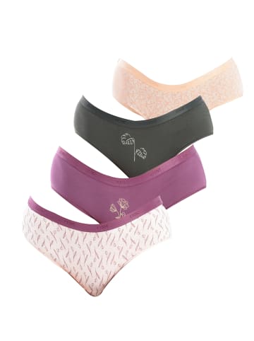 DIM 4er-Set: Pantys in Multicolored