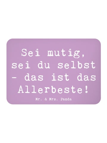 Mr. & Mrs. Panda Magnet Spruch Mutig zu sich selbst stehen mit S... in Lavendeltraum