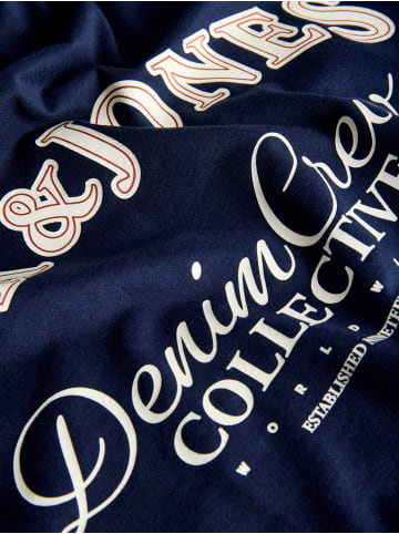 JACK & JONES Junior T-Shirt JJEBRANDES BACKP RELAXED TEE SS in Dunkelblau