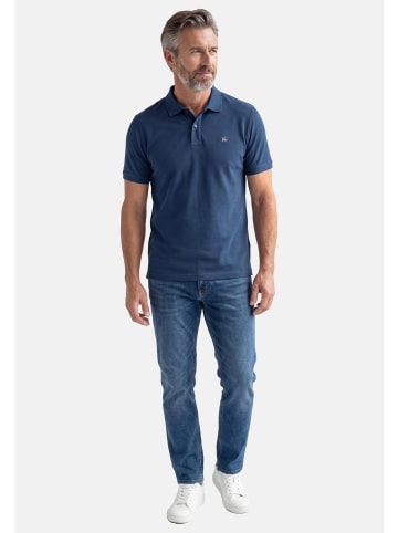 Lerros Poloshirt Basic in Blau / petrol