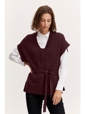 Fransa Strickpullover FRSUSANN VE 1 20611182  Moderner Pullunder mit Bindeband in Lila