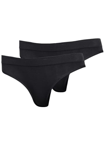 Schiesser Tanga Active Basic in Schwarz