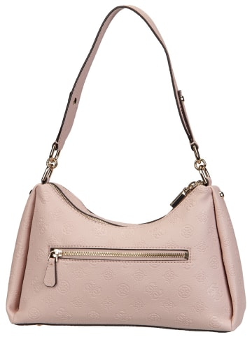 Guess Handtasche Anise Double Zip in Light Rose Logo