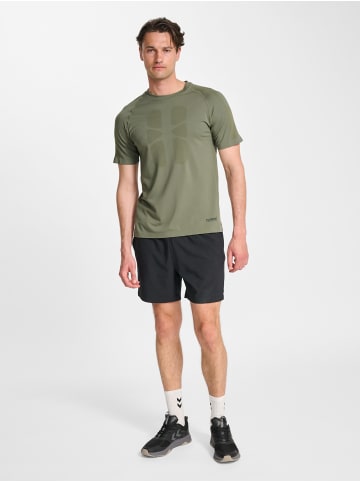 Hummel T-Shirt Hmlhiit Multisport Herren in DEEP LICHEN GREEN