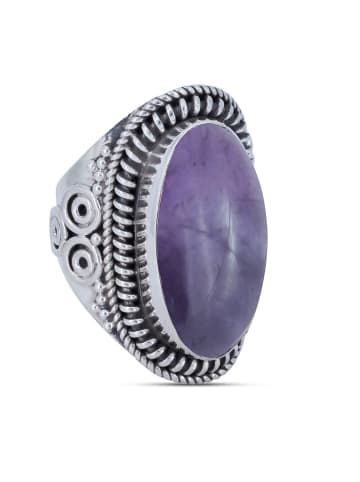 mantraroma 925er Silber - Ringe mit Amethyst