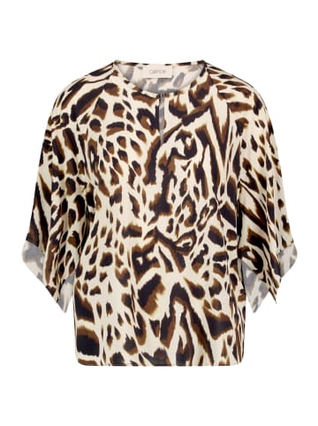 CARTOON Casual-Bluse mit Muster in Nature/Khaki