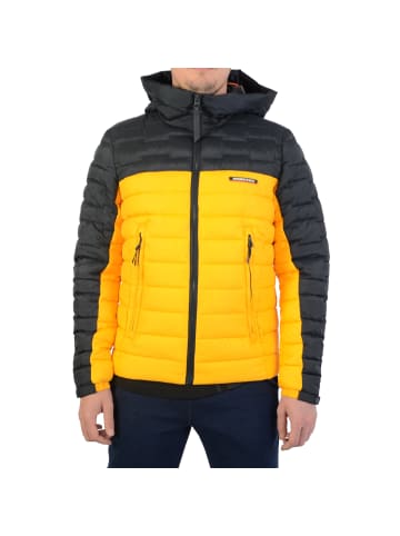 Superdry XPD Radar Quilt Daunenjacke mit Kapuze Gelb