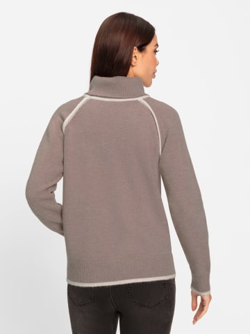 Heine Pullover in taupe-champagner