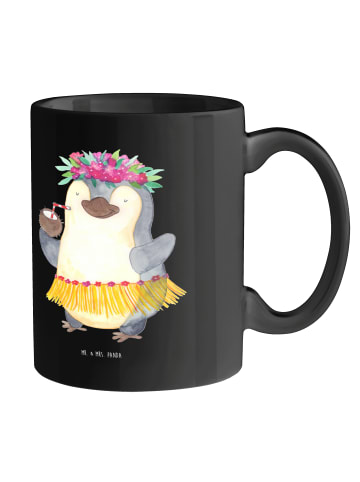 Mr. & Mrs. Panda Kaffeebecher Sommer Hippie mit Spruch in Schwarz