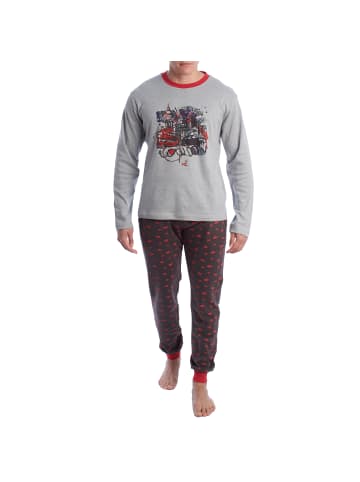 Kisses and Love Schlafanzug in Gray