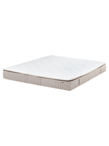 Beliani Matratze DAYDREAM in Weiß/Beige - (W) 160 x (H) 25 x (L) 200 cm