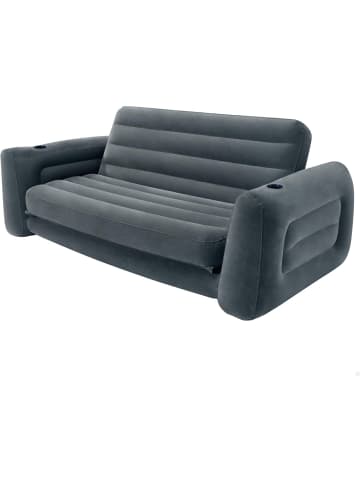 Intex Aufblasbares Sofa Pull-Out 203x231x66cm in grau