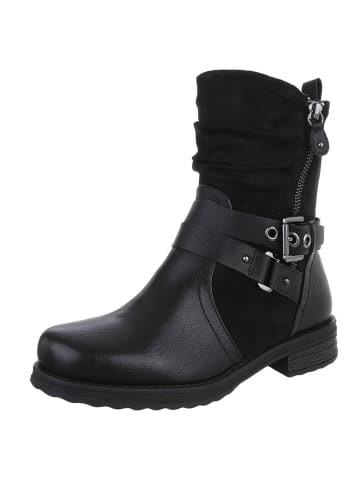 Ital-Design Stiefelette in Schwarz