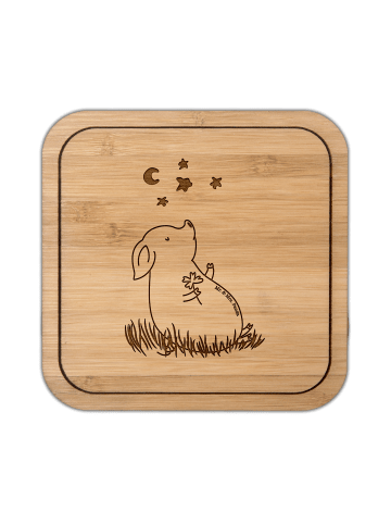 Mr. & Mrs. Panda Untersetzer Schwein Glück ohne Spruch in Transparent