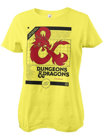 Dungeons And Dragons Shirt "D&D 3 Volume Set Girly Tee" in Gelb