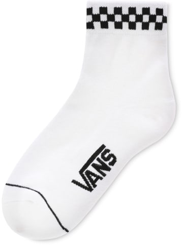 Vans Socke "Wm Peek-A-Check Crew 6.5-10 1Pk" in Weiß