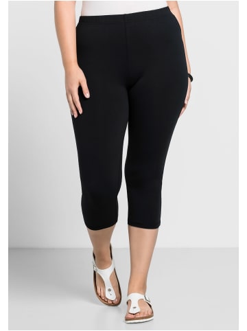 sheego Leggings in schwarz