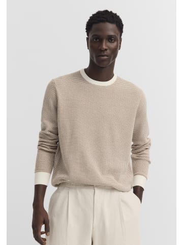 Bugatti Pullover Rundhals in 70-braun