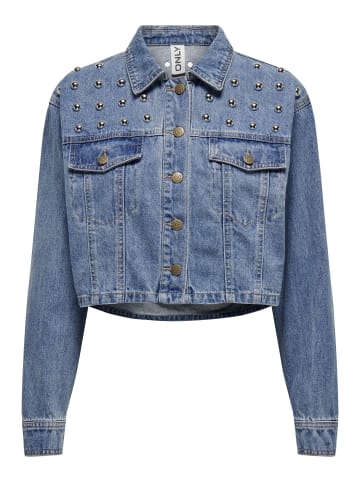 ONLY Jeansjacke in Medium Blue Denim
