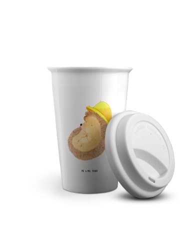 Mr. & Mrs. Panda Reisebecher Igel Beten ohne Spruch in Weiß