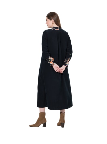 Ulla Popken Midikleid in schwarz