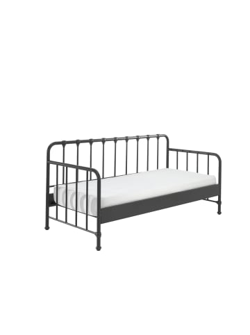 58 aufm Kessel METALLBETT Kay 97x110x206 aus Metall in Schwarz matt