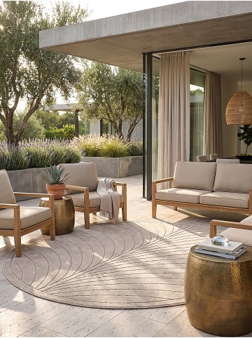 KADIMA DESIGN Outdoorteppich ENGADIN modern Schlafzimmer Esszimmer Diele in Beige