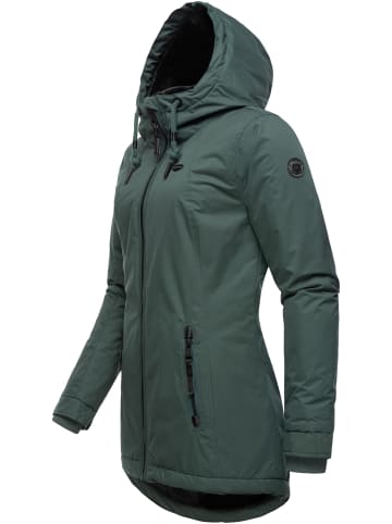 ragwear Winterjacke Zuzka Winter in Dark Green23