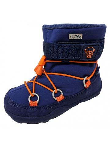 Affenzahn Winterstiefel Vegan Snowy Elefant in Blau