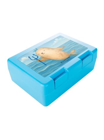 Mr. & Mrs. Panda Brotbox Sternzeichen Wassermann Design ohne Spruch in Weiß