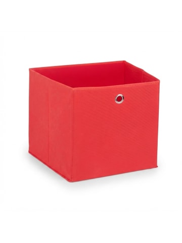 relaxdays 4 x Aufbewahrungsbox in Rot - (B)30 x (H)30 x (T)30 cm