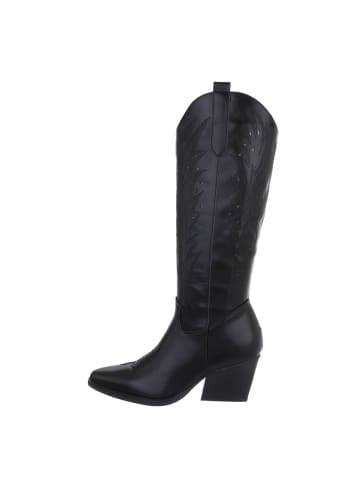 Ital-Design Stiefel in Schwarz