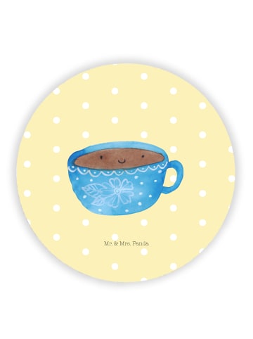 Mr. & Mrs. Panda magnet Kaffee Tasse ohne Spruch in Gelb Pastell
