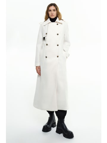 Ricano Eleganter Trechncoat Simona in Weiss