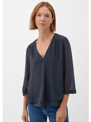 s.Oliver BLACK LABEL Bluse 3/4 Arm in Blau