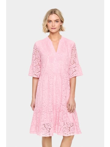 SAINT TROPEZ Kleid ZannaSZ Lockere Passform in Pink Nectar