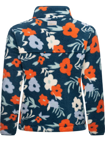 ragwear Plüschjacke Appopis Print in Petrol